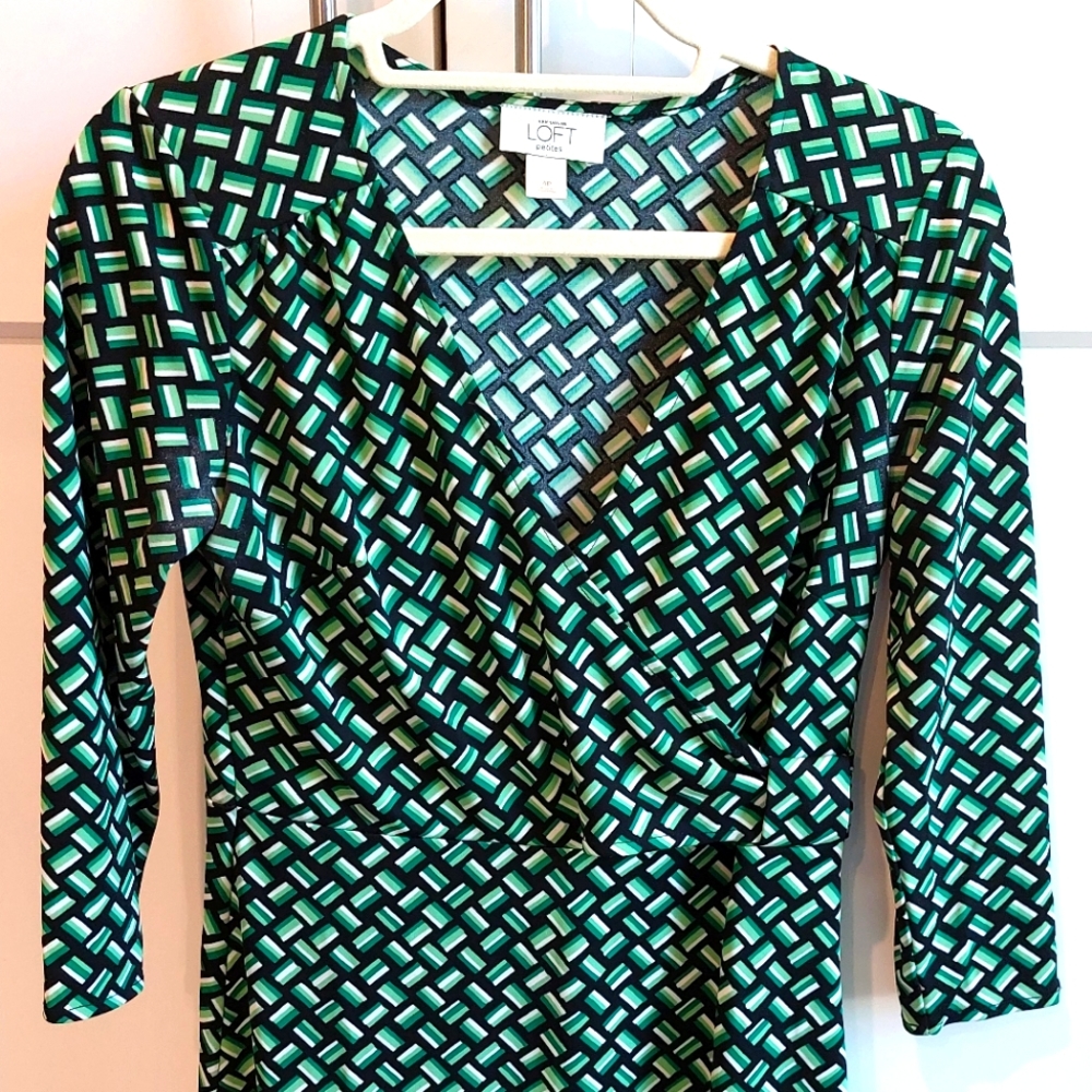 LOFT Faux Wrap Dress